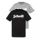 Pack 2 Tee-shirt Schott PETIT LOGO