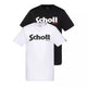 Pack 2 Tee-shirt Schott PETIT LOGO