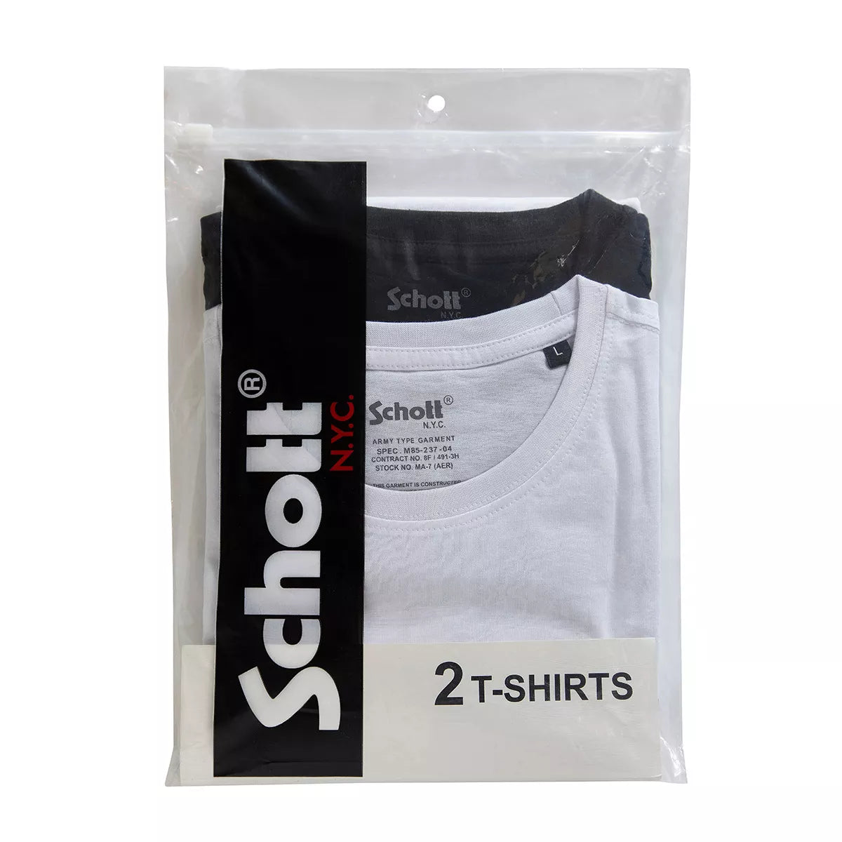 Pack 2 Tee-shirt Schott PETIT LOGO