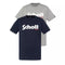 Pack 2 Tee-shirt Schott PETIT LOGO