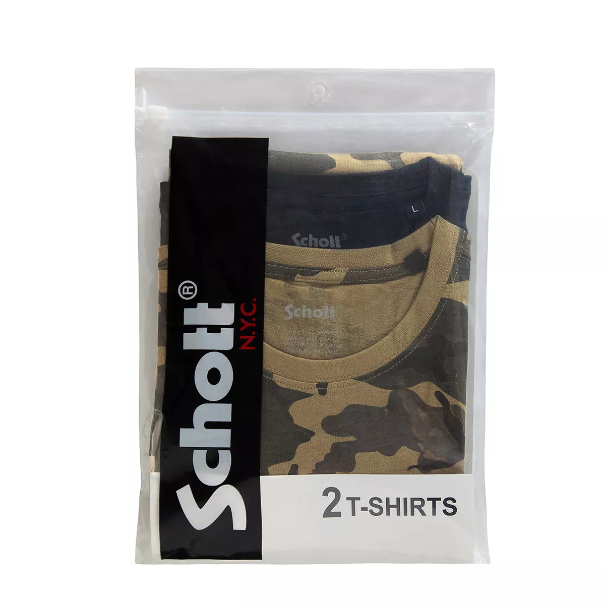 Pack 2 Tee-shirt Schott PETIT LOGO