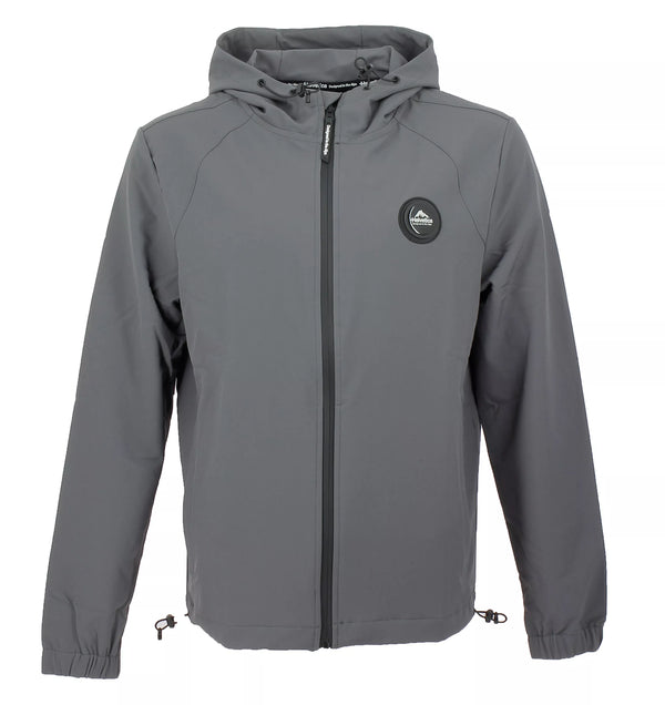 Veste de survêtement à capuche Helvetica 04 HAVANE