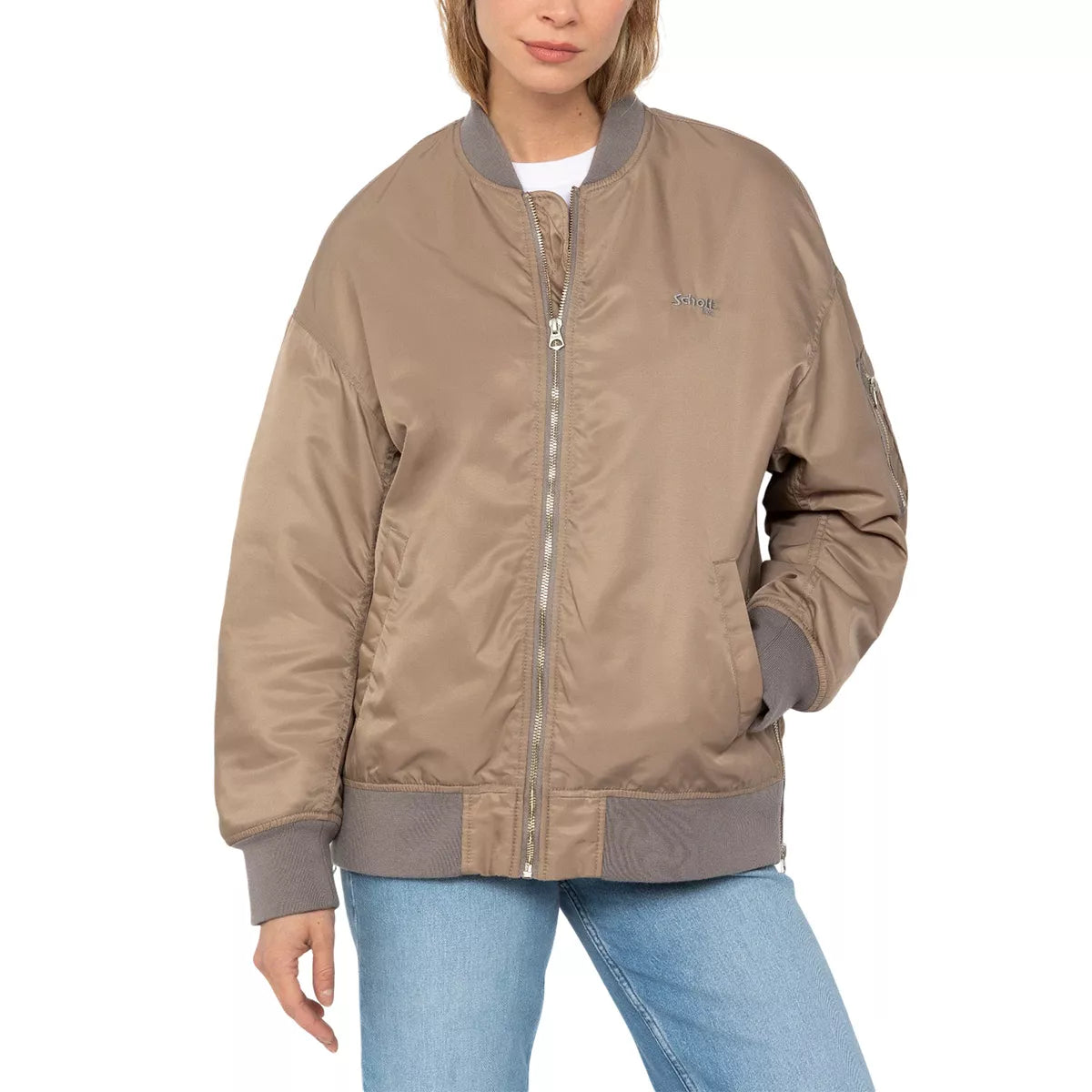 Bomber Long zippé Schott