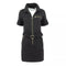 Robe army avec ceinture Schott
