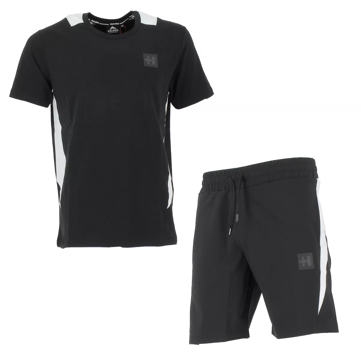 Ensemble Short Tee shirt Helvetica 40 LACAGE