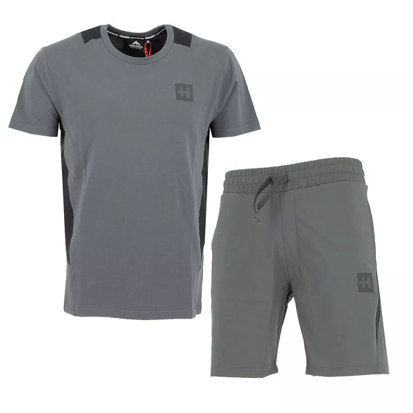Ensemble Short Tee shirt Helvetica Homme 40 LACAGE