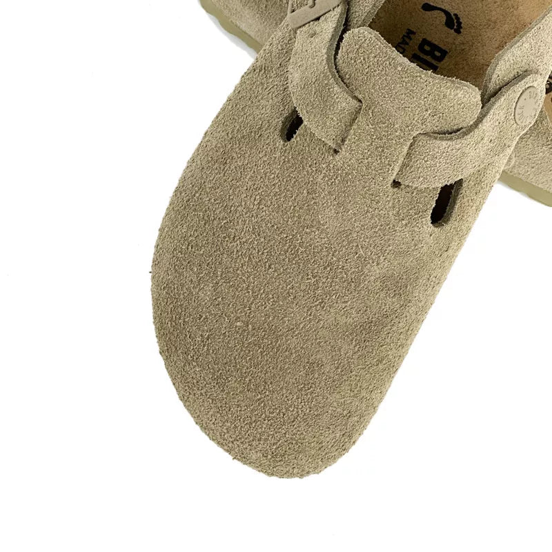 Chausson Femme slippers Birkenstock BOSTON SUEDE étroite