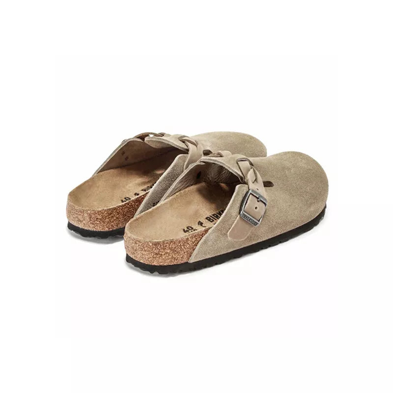 Chausson Birkenstock BOSTON SUEDE BRAIDED étroite