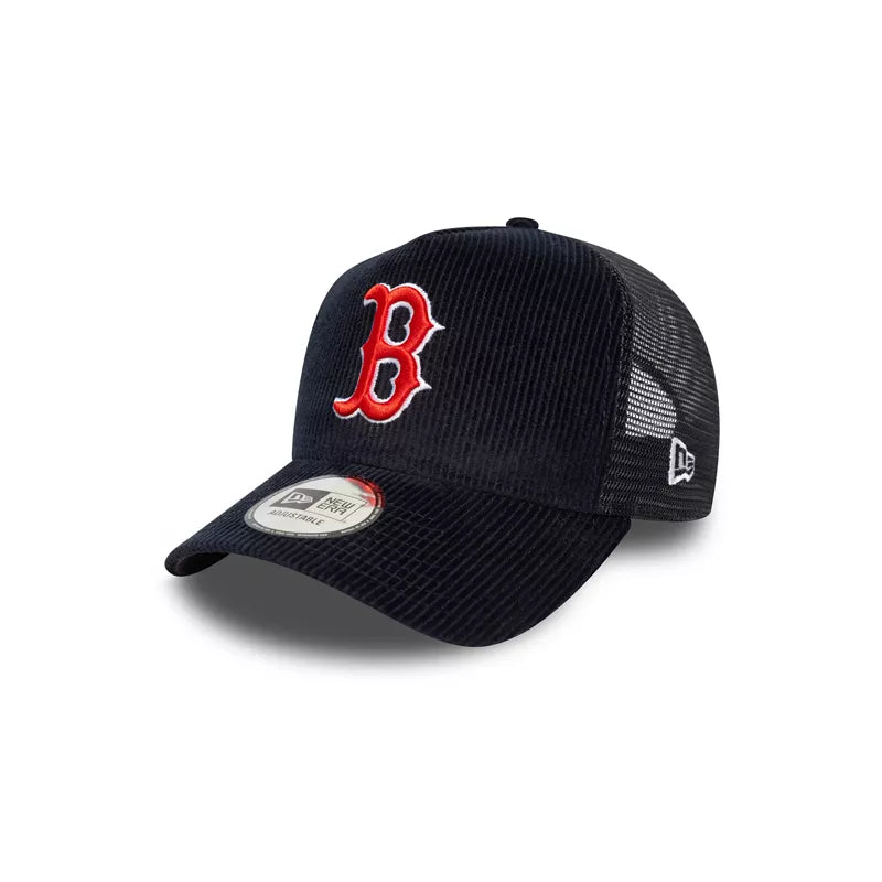 Casquette New Era CORD TRUCKER BOSRED