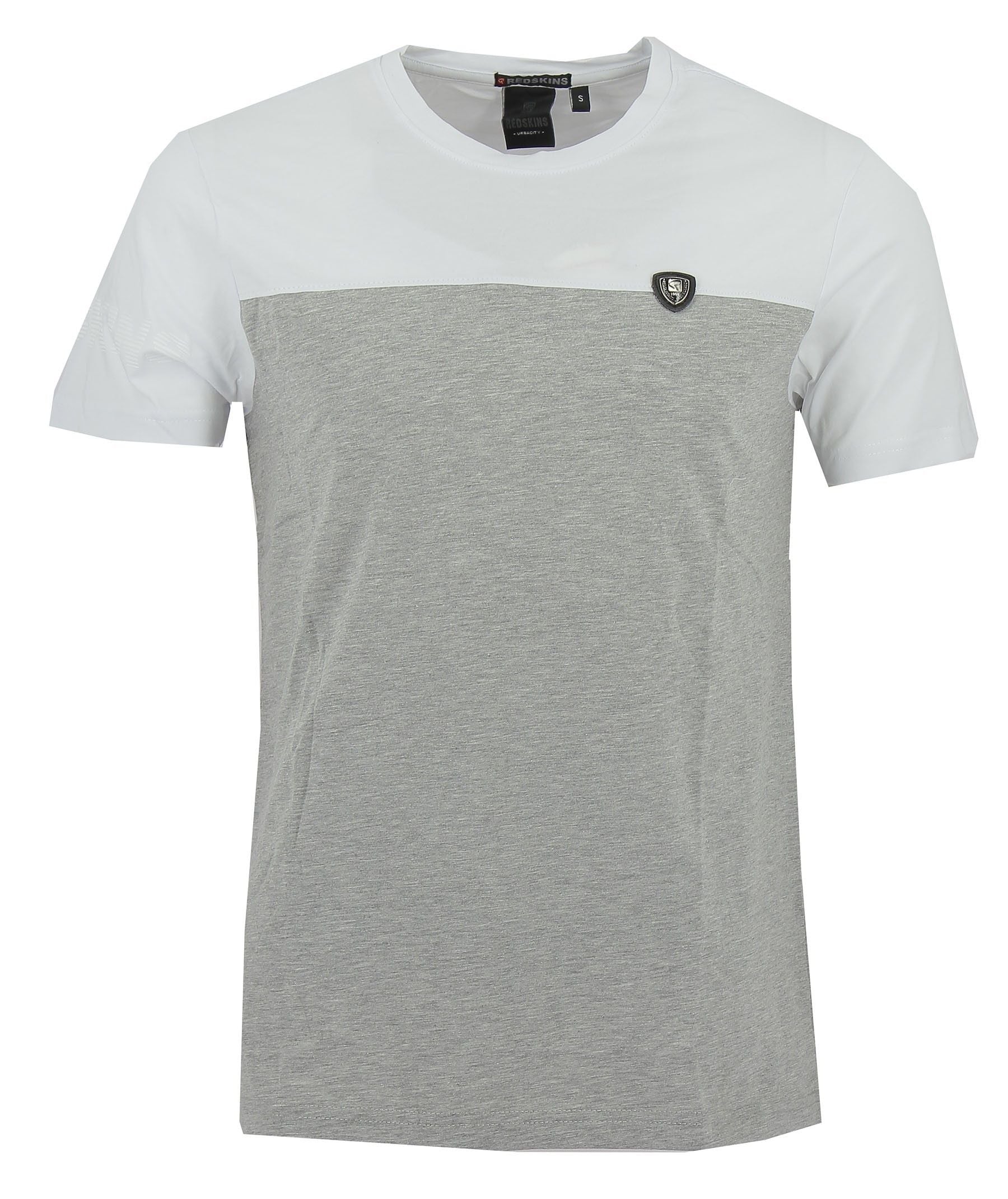 Redskins Tee-shirt Redskins Zeus Warner (Gris/Blanc)