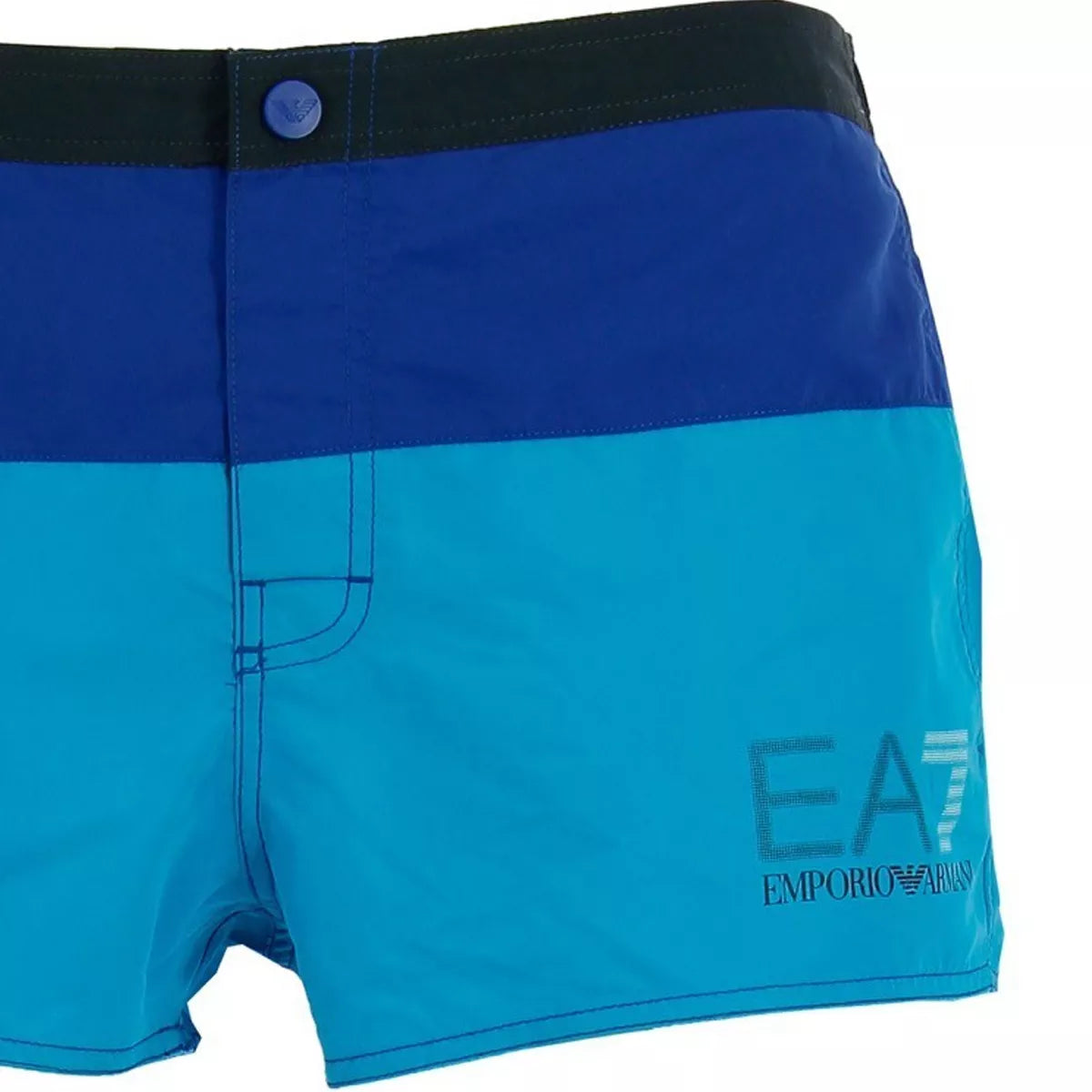 Short de bain EA7 Emporio Armani (Bleu)
