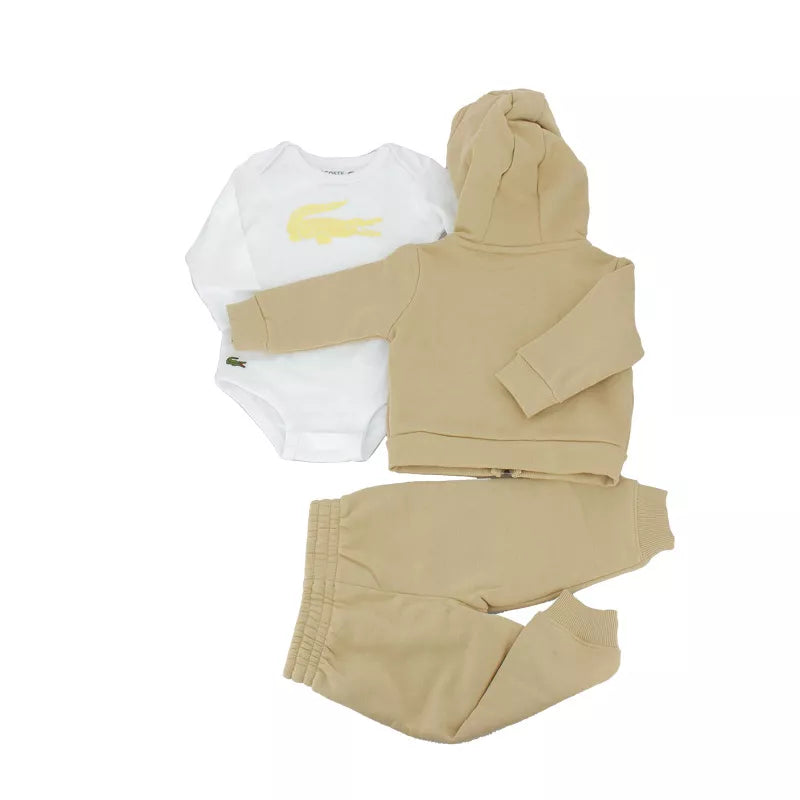 Ensemble jogging + Body ML + Tee Shirt ML Lacoste Bébé