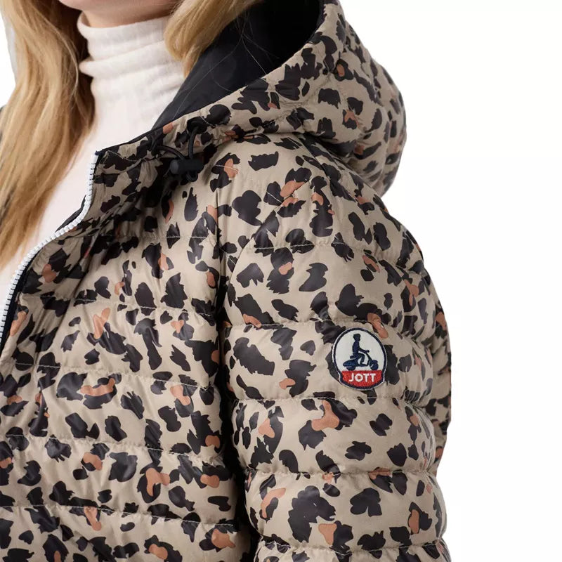 Doudoune Longue Reversible à Capuche Jott VERONE PRINT