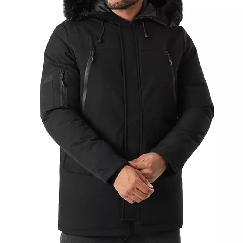 Parka à Capuche Helvetica NED