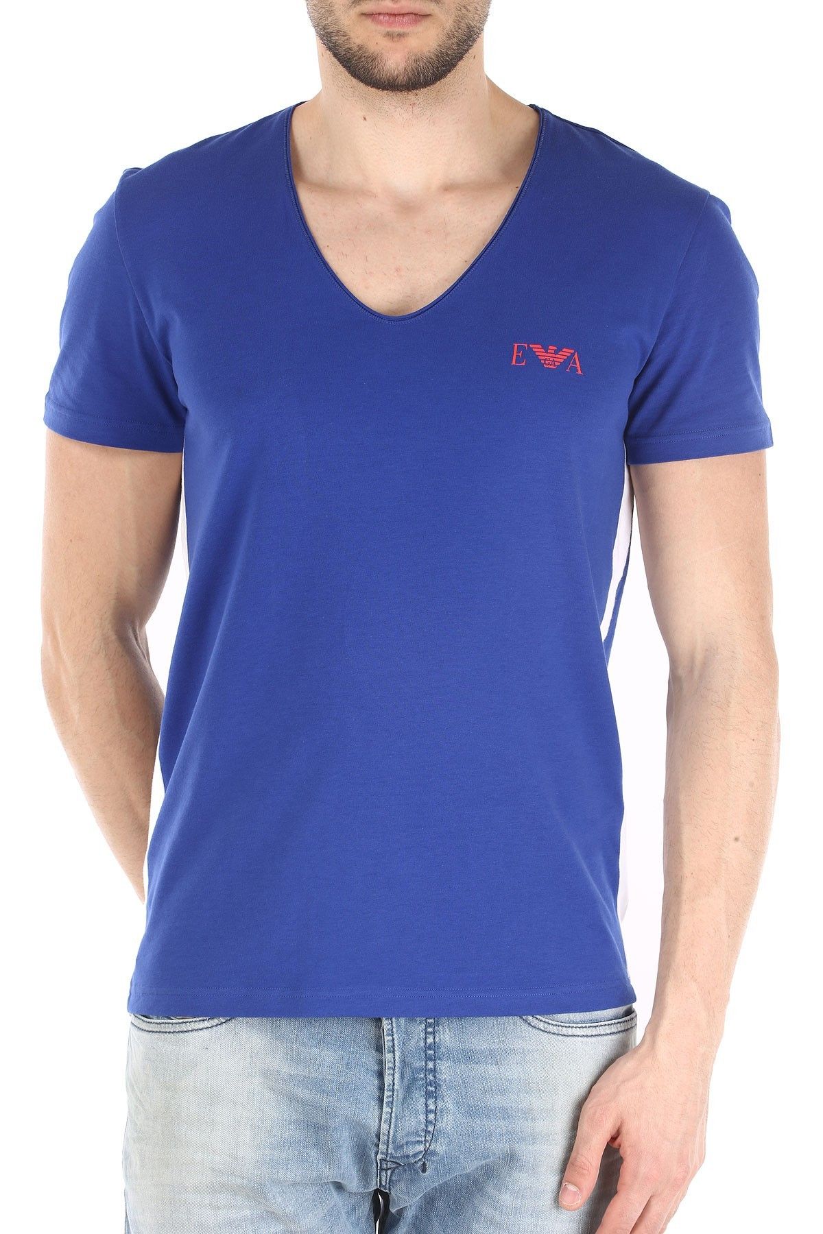 EA7 Emporio Armani Tee-shirt EA7 Emporio Armani V-Neck - 111417-7P510-40535