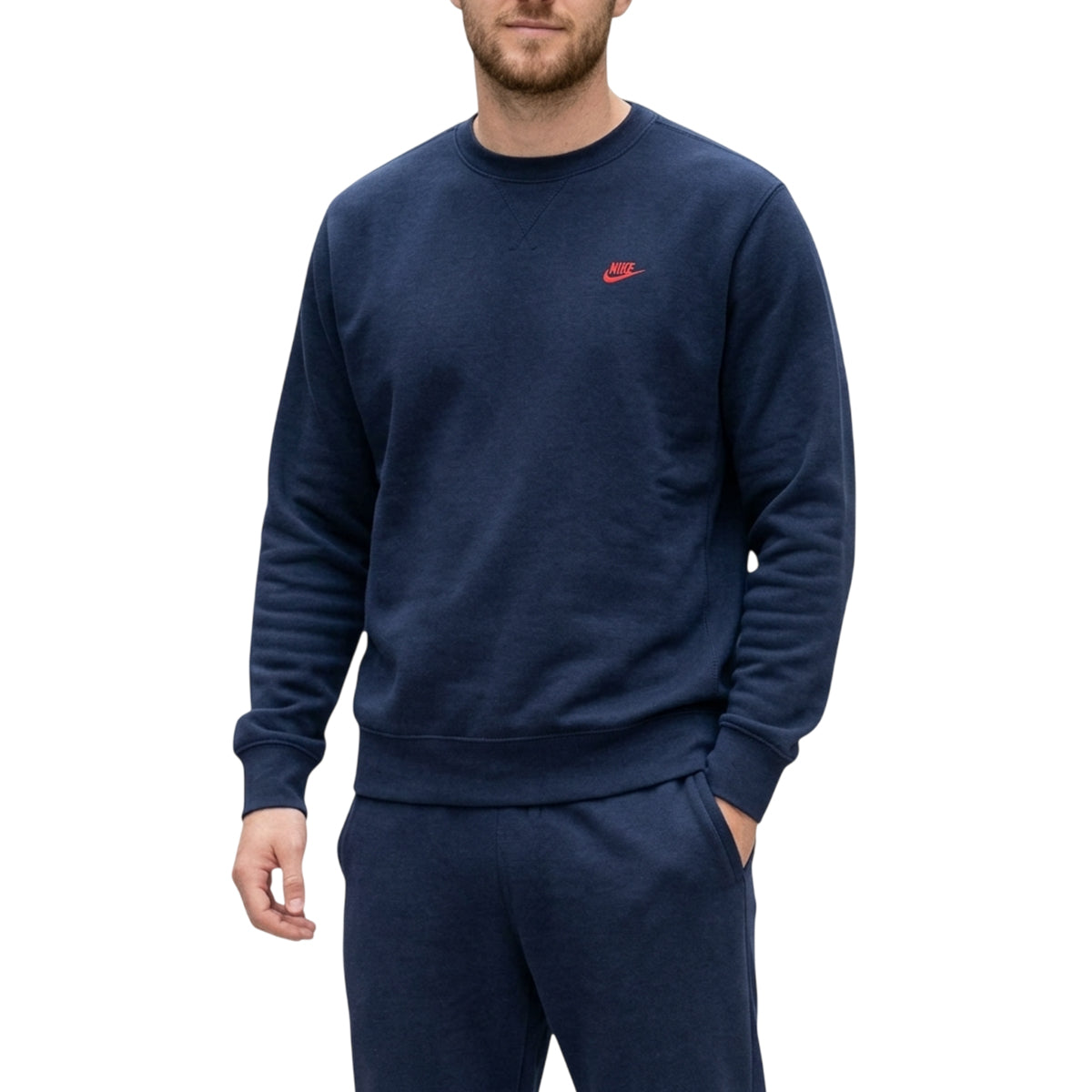 Sweatshirt Homme Nike AW77 CONTENDER CREW NECK