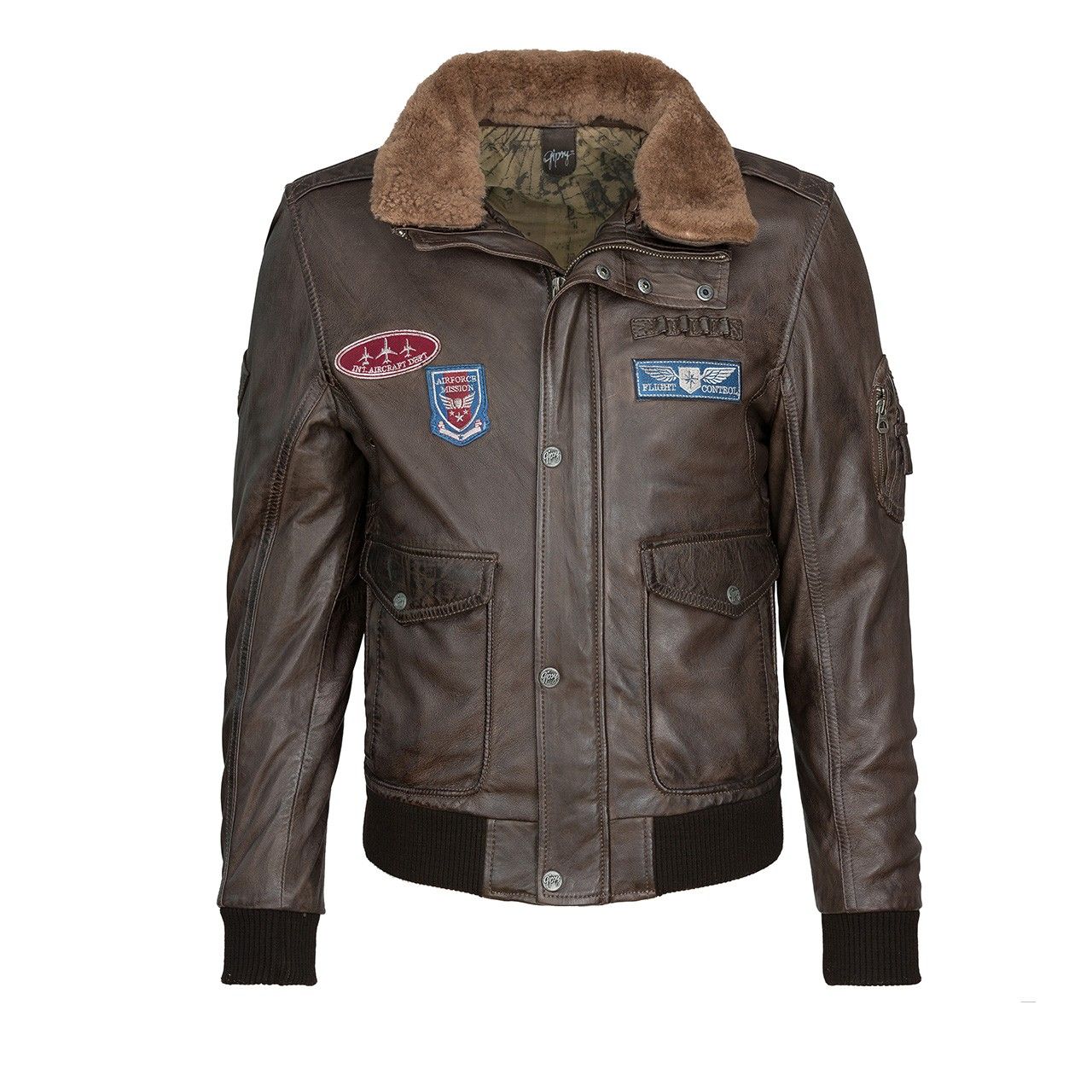 Blouson Gipsy CRUISE W16 LAKEV - Ref. CRUISE-W16-LAKEV-DARK-BRO