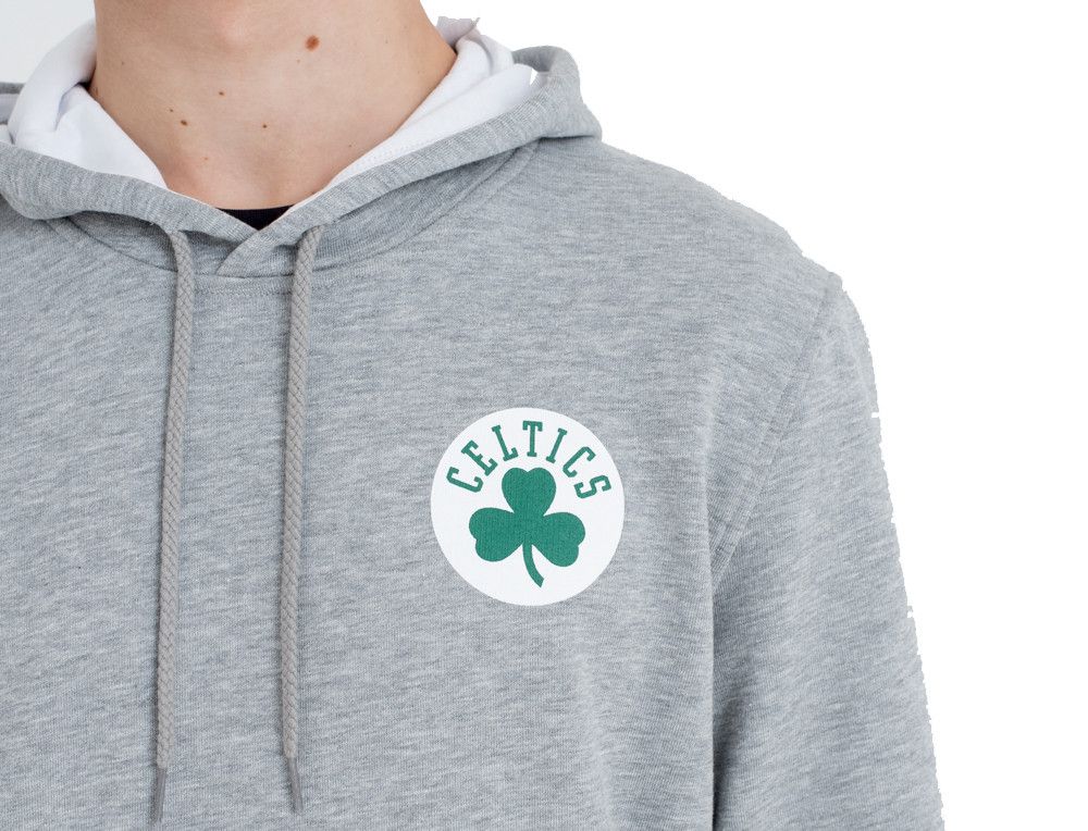 Sweat à capuche New Era NBA STRIPE PIPING  BOSTON CELTICS - Ref. 11860100