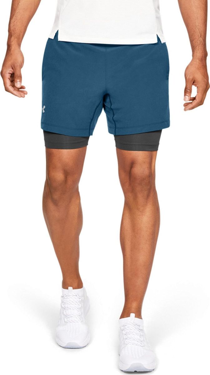 Shorts, bermudas Under Armour UA QUALIFER 2-IN-1 SHORT - Ref. 1326601-437