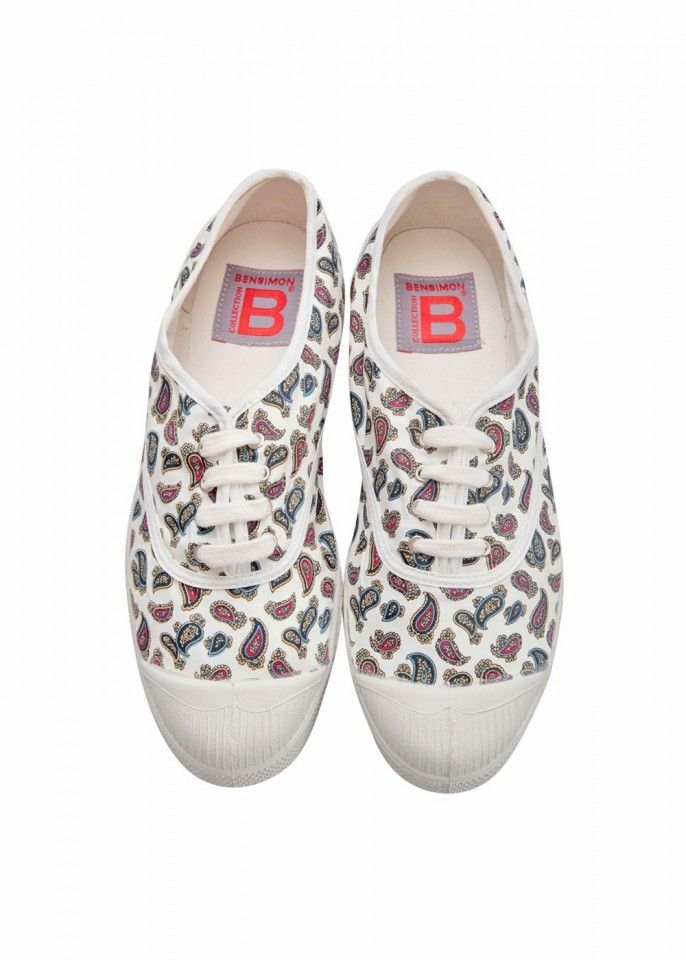 Baskets Bensimon TENNIS LACET MINI BANDANA - Ref. F15004C20D-101