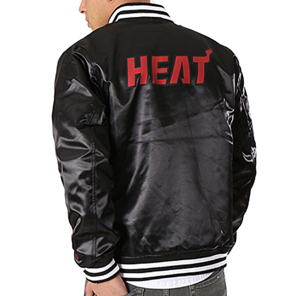 Blouson New Era TIP OFF SATEEN MIAMI HEAT