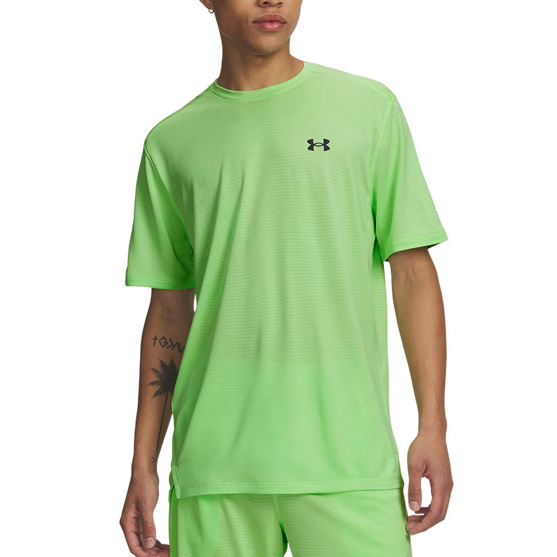 Tee-shirt Homme Under Armour TECH VENT VHS JACQUARD SS