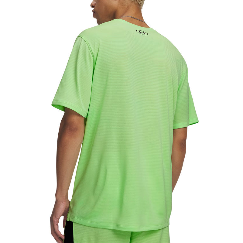 Tee-shirt Homme Under Armour TECH VENT VHS JACQUARD SS