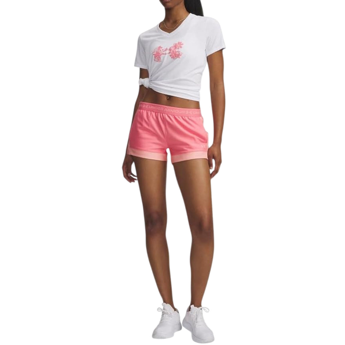 Short Femme Under Armour TECH PLAY UP 3IN COLORBLOCK