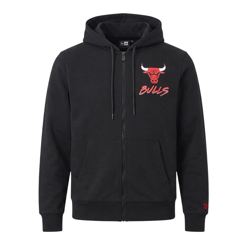 Sweat à capuche New Era Chicago Bulls NBA Script