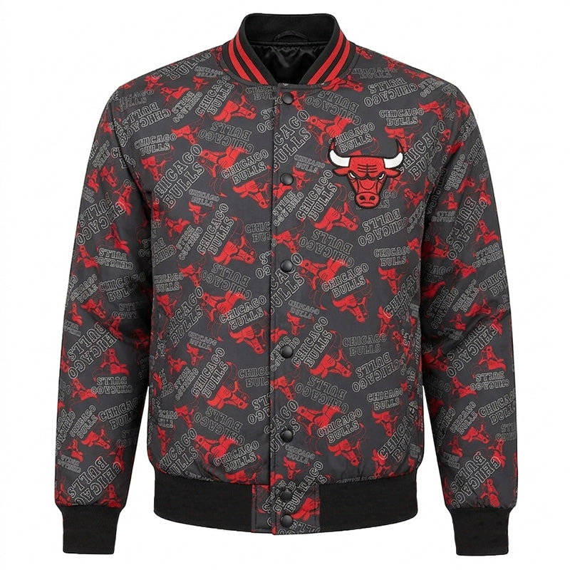Blouson New Era Chicago Bulls Logo Print