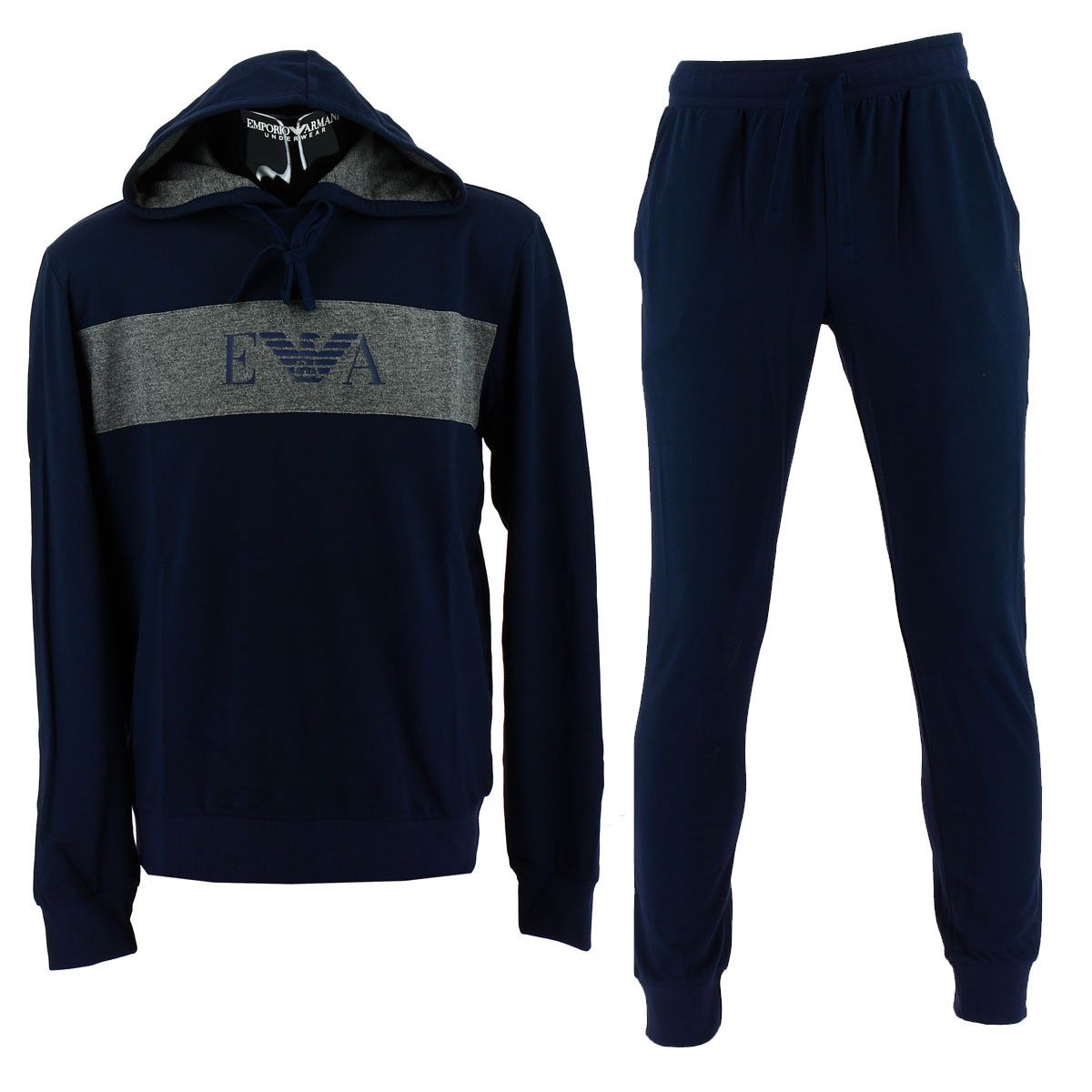 Ensembles de survêtement EA7 Emporio Armani KNITTED LONGEWEAR TRACKSUIT