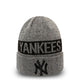 Bonnet New Era NY YANKEES MARL CUFF KNIT