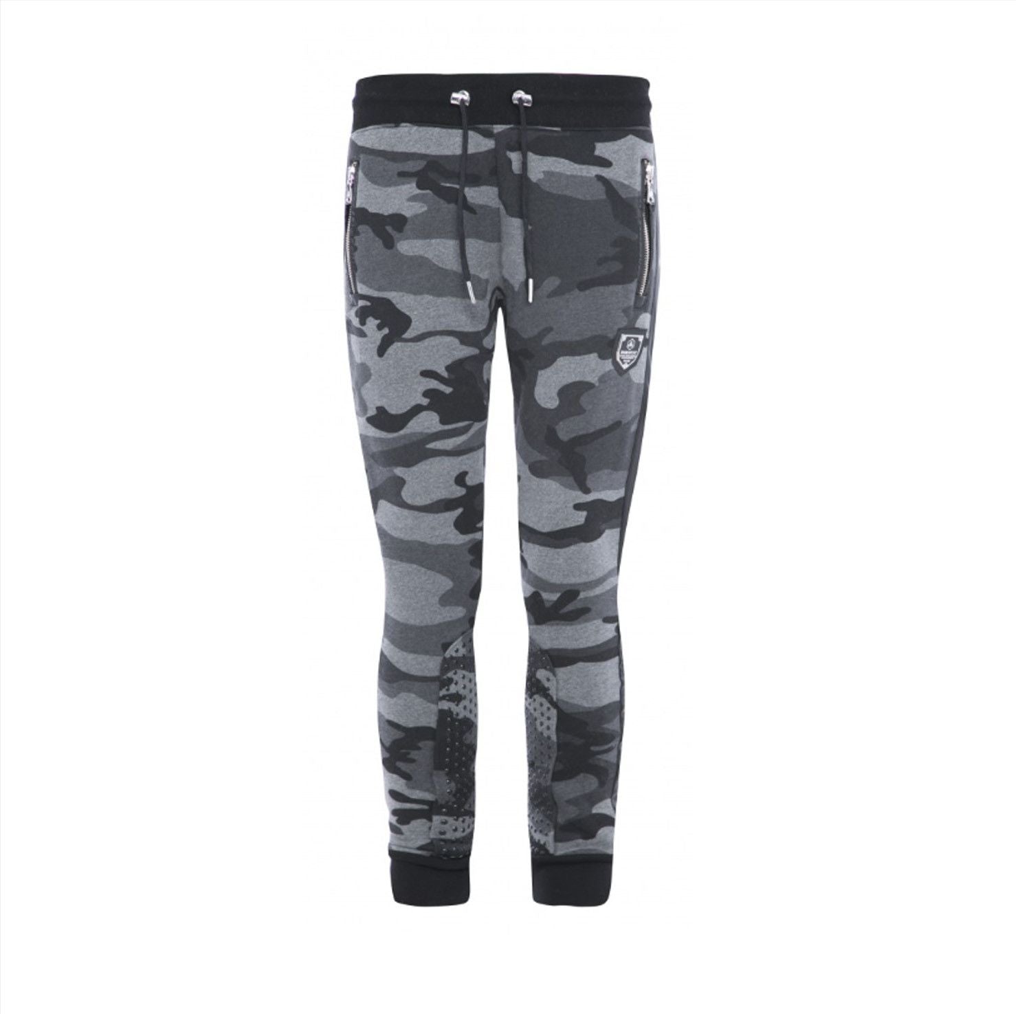 Pantalons de survêtement Horspist JOGGING ZIP PO +EMP CUIR+STUD