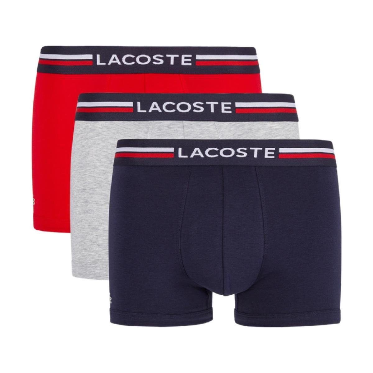 Pack de 3 boxers Lacoste