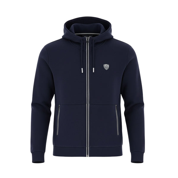 Sweatshirt à capuche zippé Homme EA7 Emporio Armani