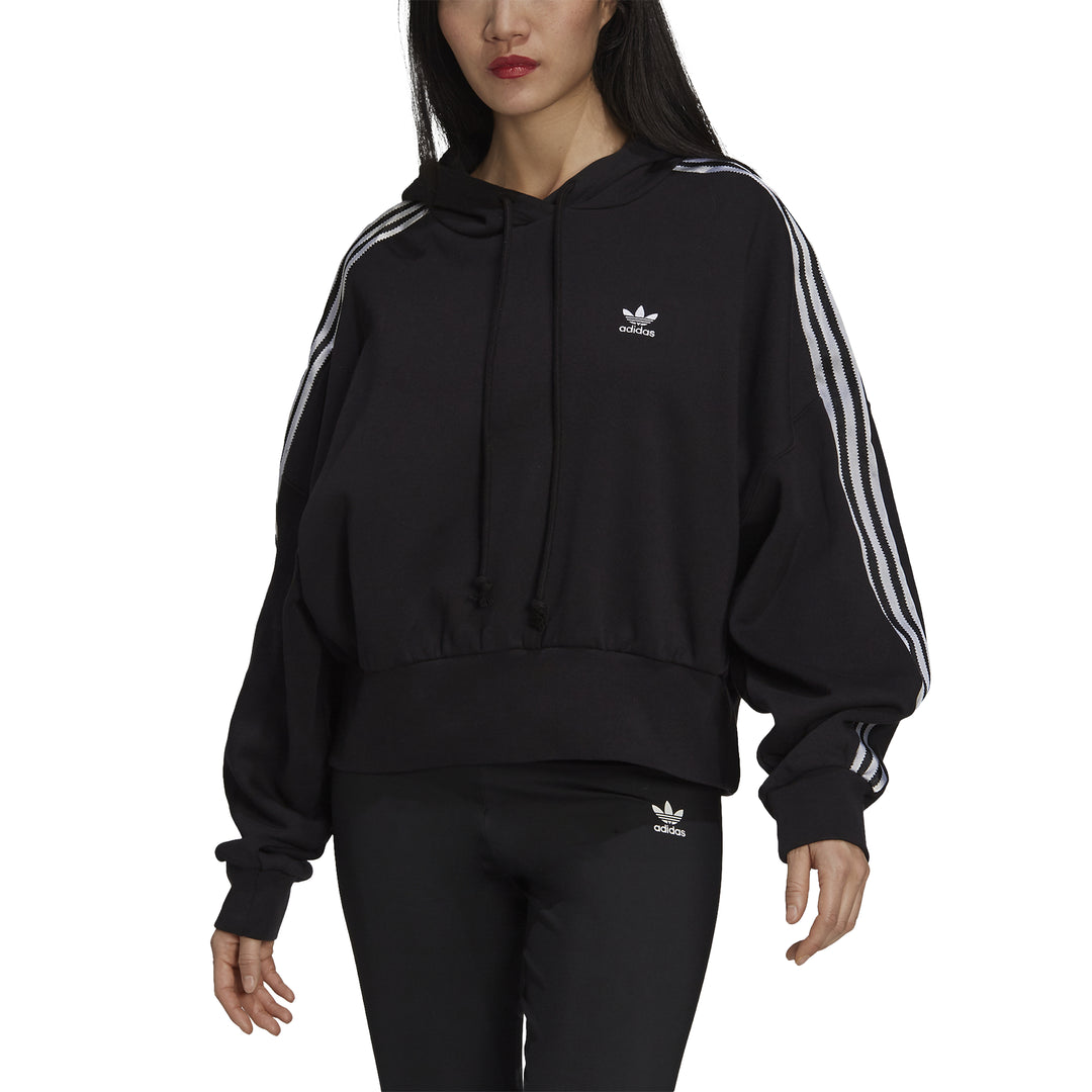 Sweat adidas Originals ADICOLOR CLASSICS SATIN TAPE CROPPED
