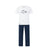 Blanc, Bleu marine