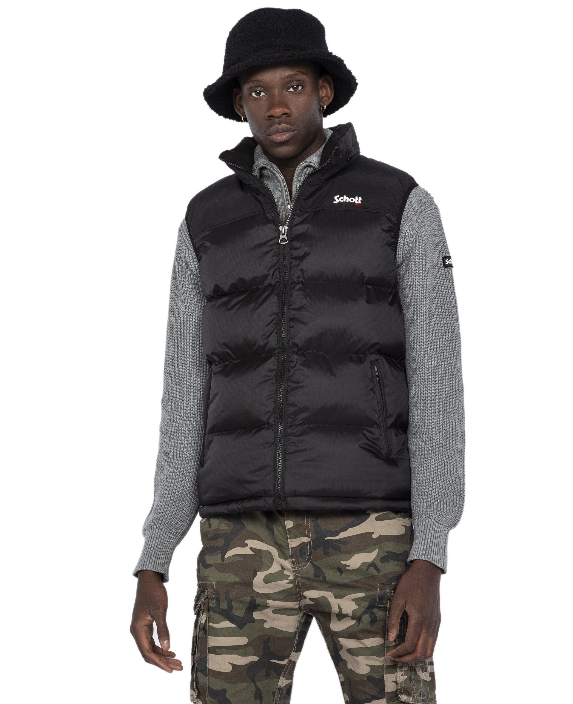 Doudoune sans manches Schott UTAHV