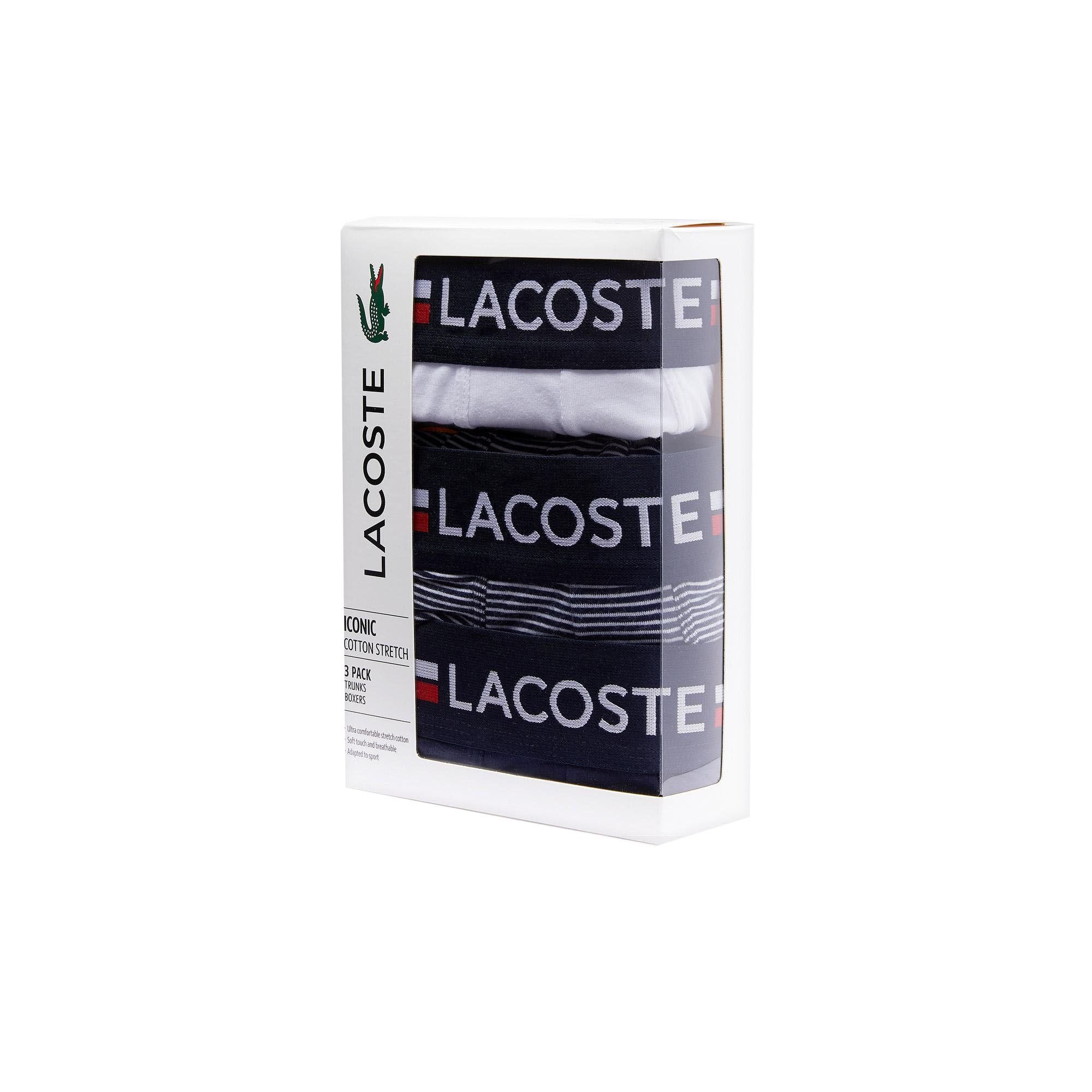Pack de 3 boxers Lacoste