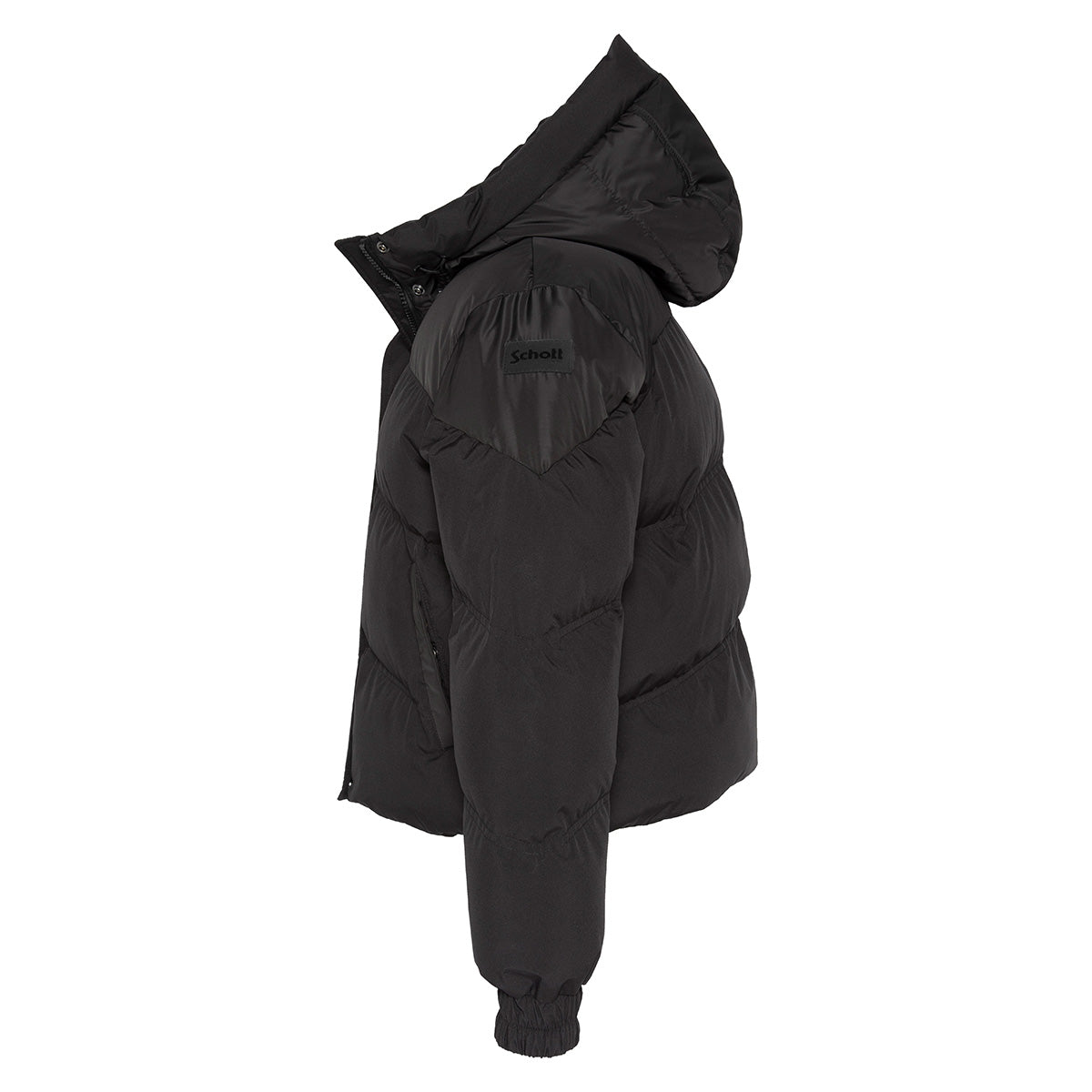 Doudoune à Capuche Bicolore Schott