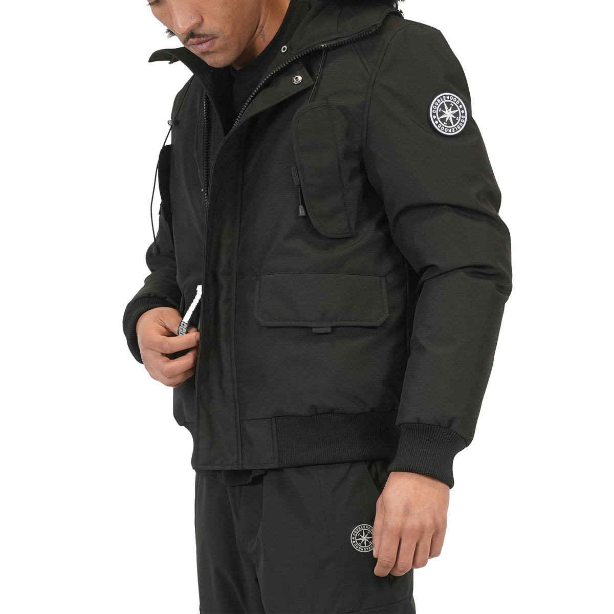 Blouson à capuche Homme Doublehood