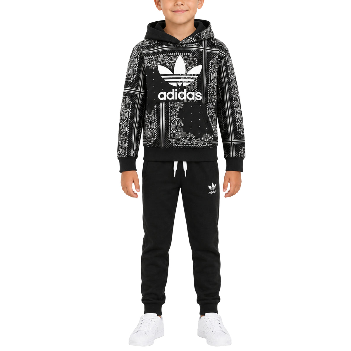 Ensemble de survêtement Adidas Originals BANDANA HOODSET Enfant