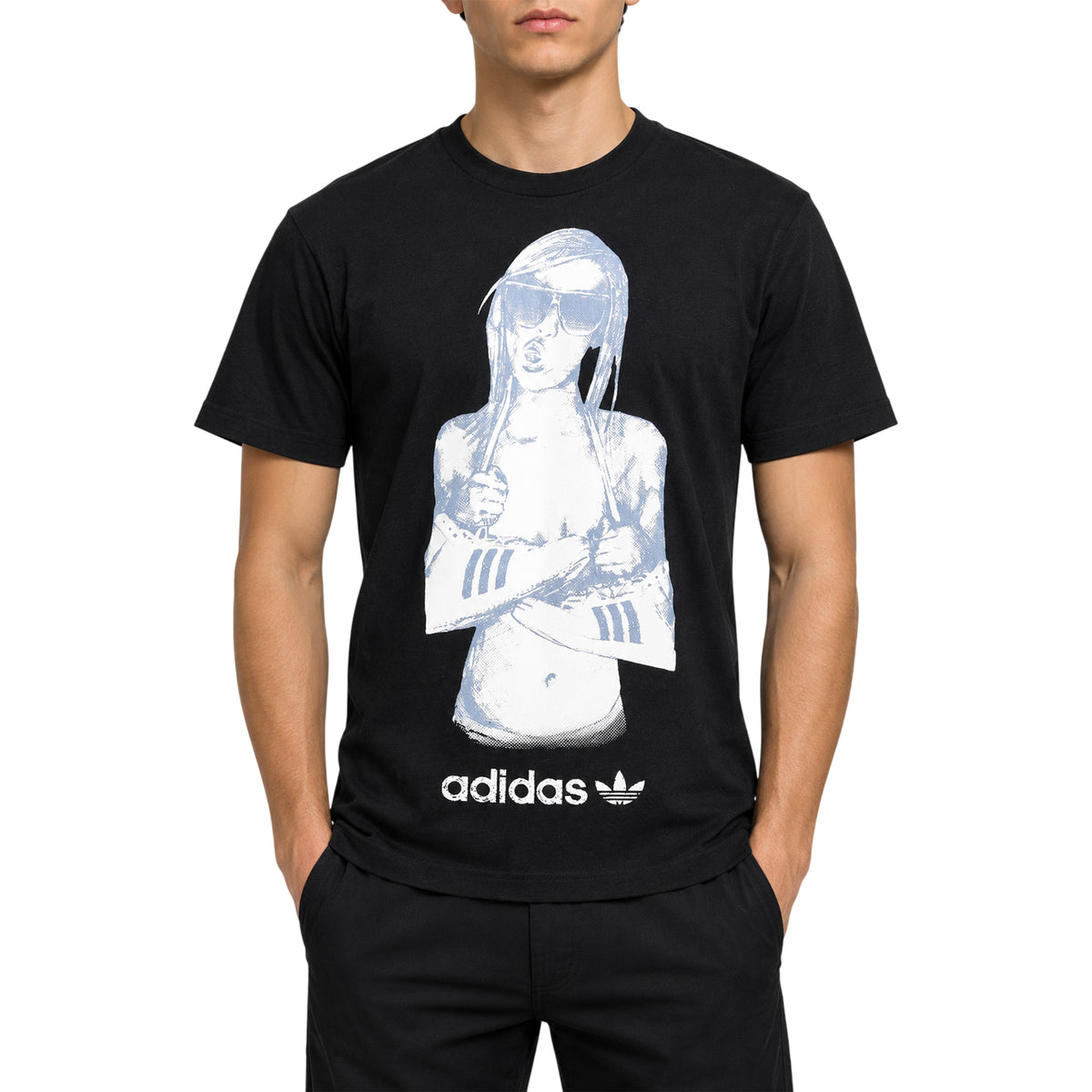 Tee-shirt Homme Adidas Originals HANDRAWN GIRL
