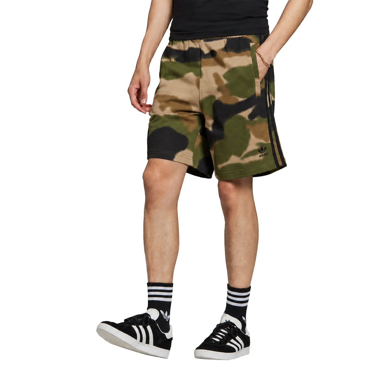 Short Homme Adidas Originals CAMO 3-STRIPES