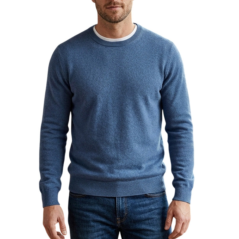 Pull Homme Real Cashmere GIROCOLLO TOPP