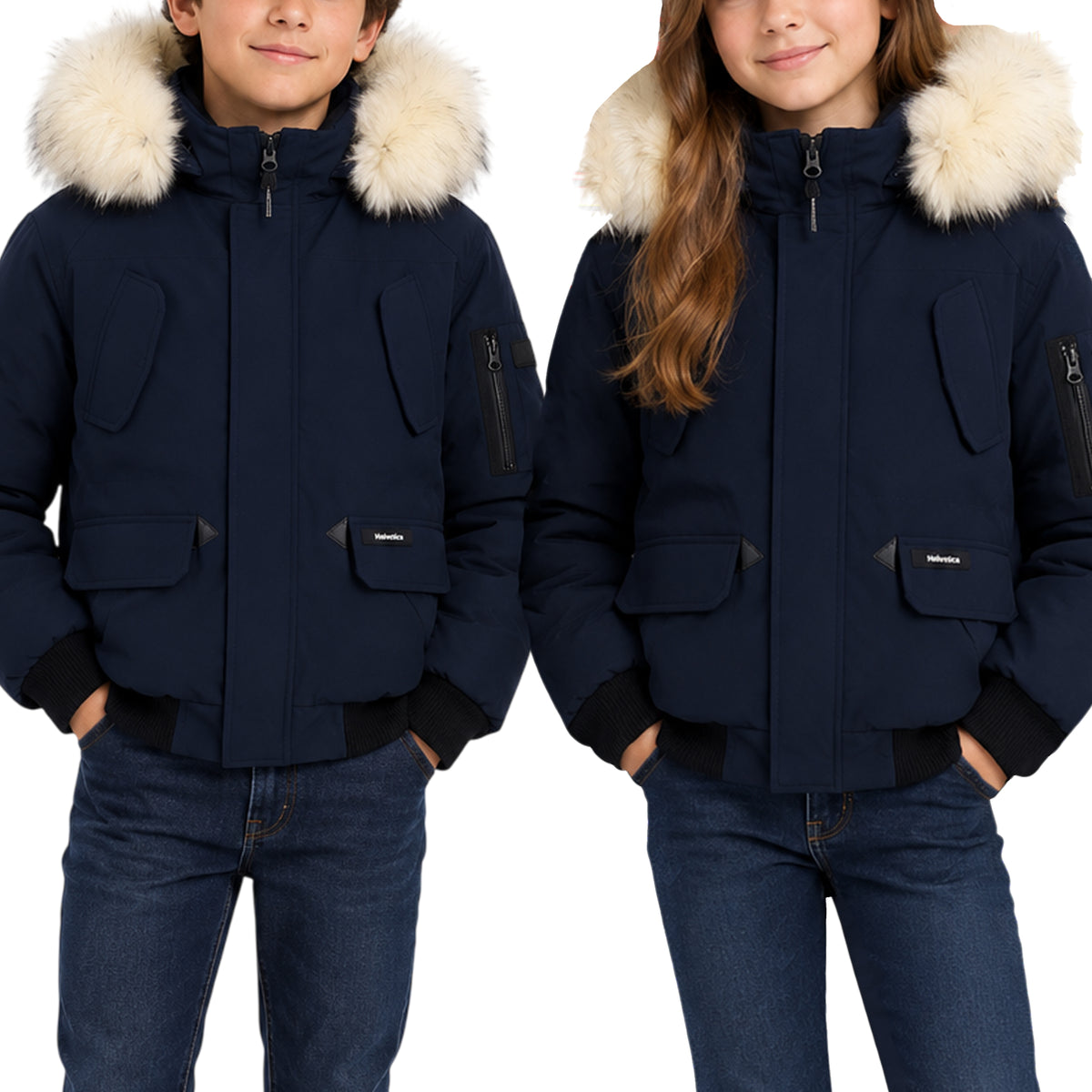 Blouson Helvetica JOHNSON Junior