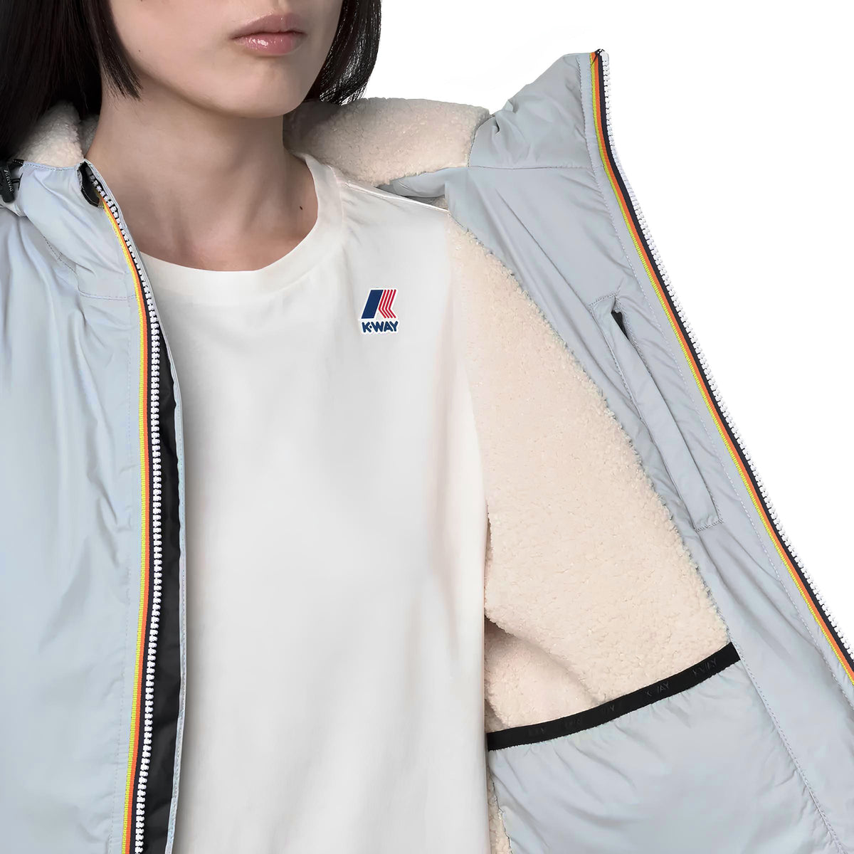 Blouson Femme K-Way LE VRAI 4.0 ALBINE ORSETTO
