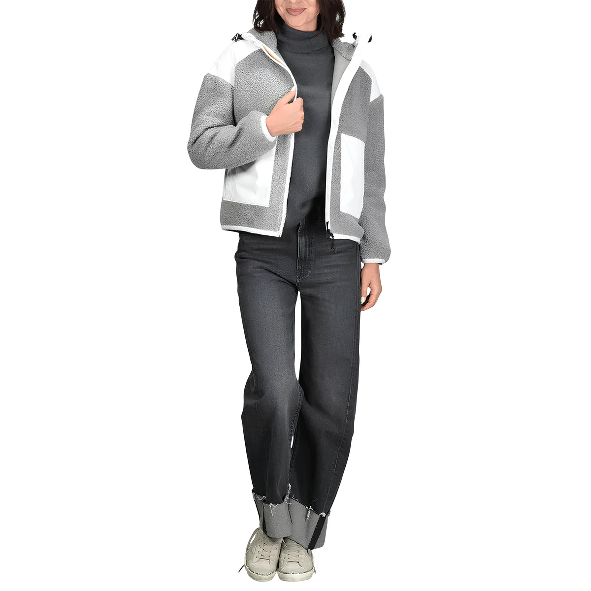 Blouson Sherpa Femme K-Way ANGELIQUE 4.0 ORSETTO