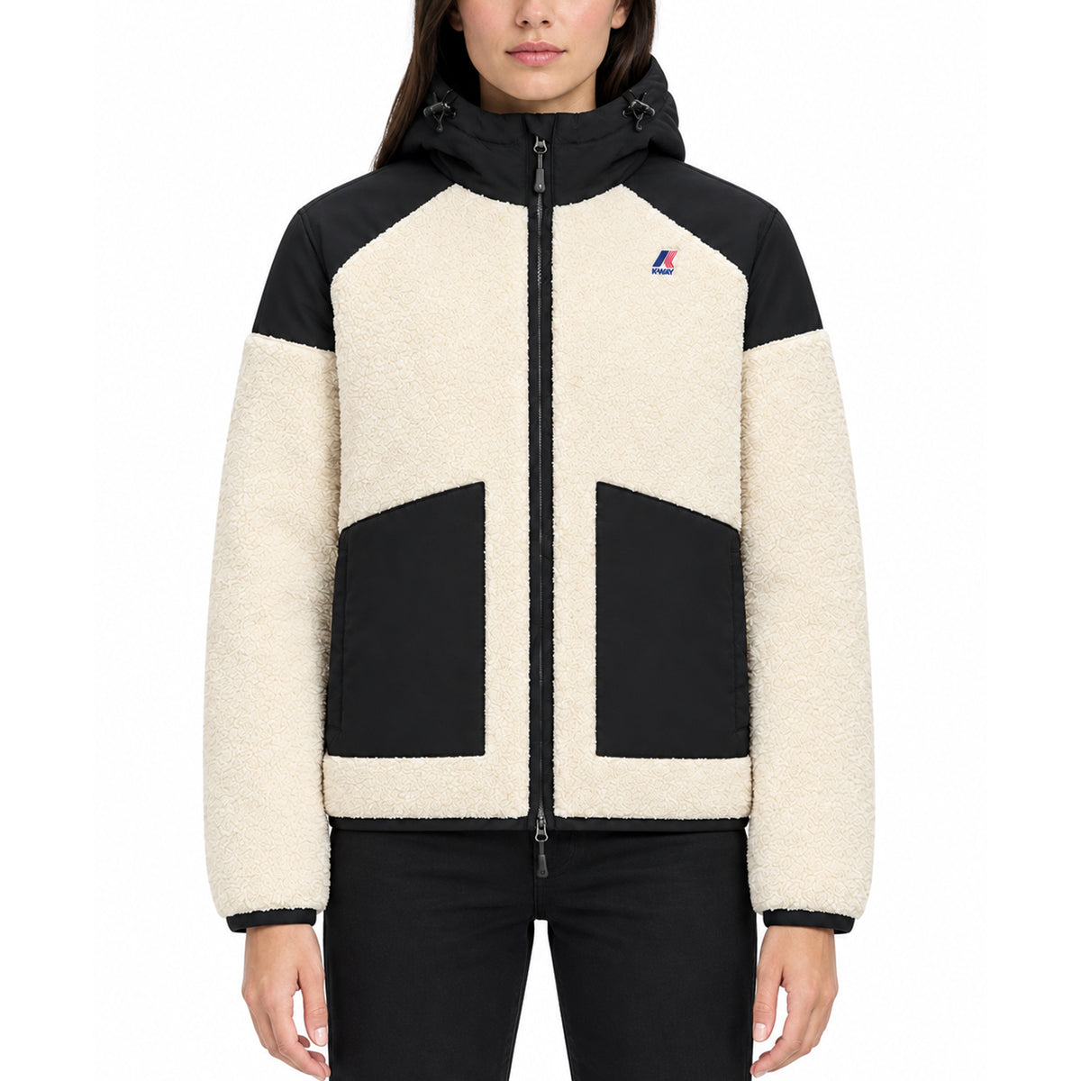 Blouson Sherpa Femme K-Way ANGELIQUE 4.0 ORSETTO