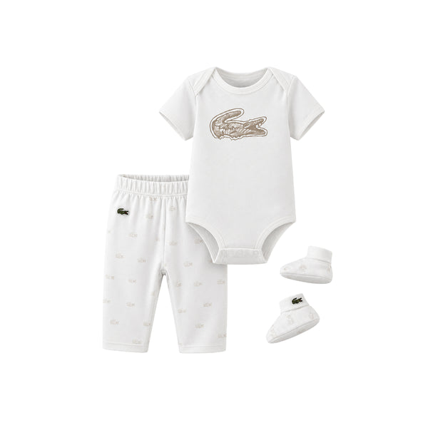 Ensemble Body Mc + Legging + Chaussons Lacoste Bébé
